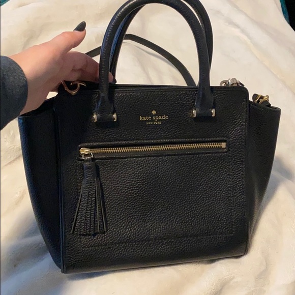 Black Kate Spade purse - Picture 1 of 4